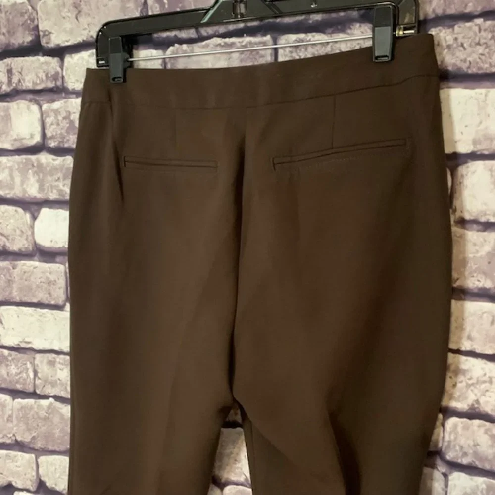 Chico's So Slimming Brown Pants Size S/6 Short - Picture 7 of 9